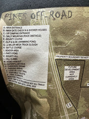 Pikes off road map logo “front will be the sxs and back will be a map of the park” HOODIE