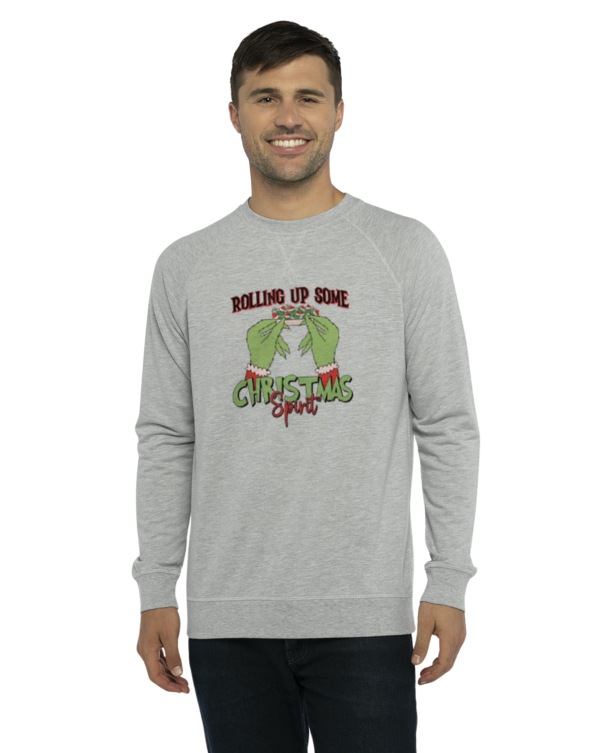 Rolling up some christmas spirt CREWNECK