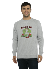 Rolling up some christmas spirt CREWNECK
